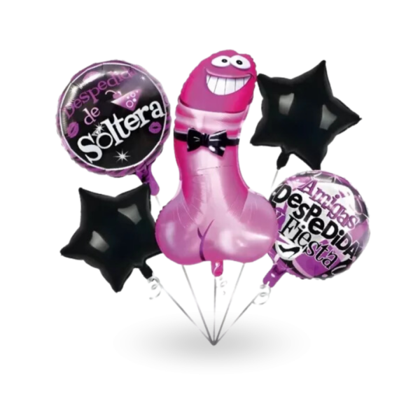 KITS DE 4 GLOBOS PARA DESPEDIDA DE SOLTERA - Image 3