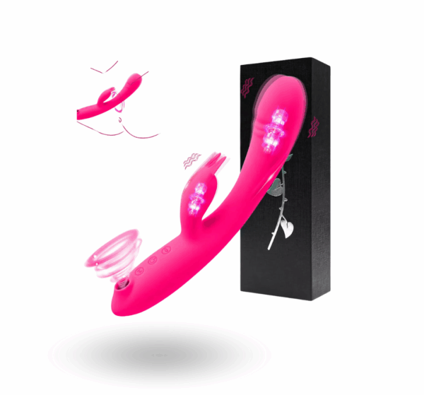 VIBRADOR DE CONEJO CON SUCIONADOR