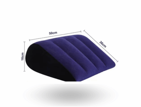 ALMOHADA INFLABLE TRIANGULAR PARA POSICIONES SEXUALES