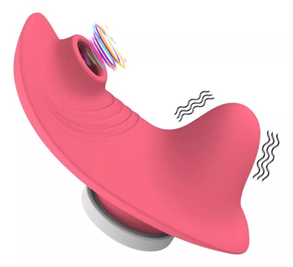 VIBRADOR INALÁMBRICO CON SUCCIONADOR