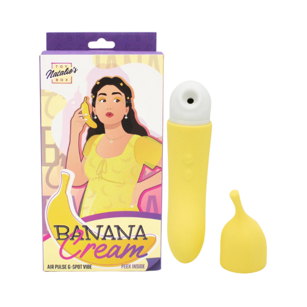 Banana Cream Air Vibrador con Succionador del punto G