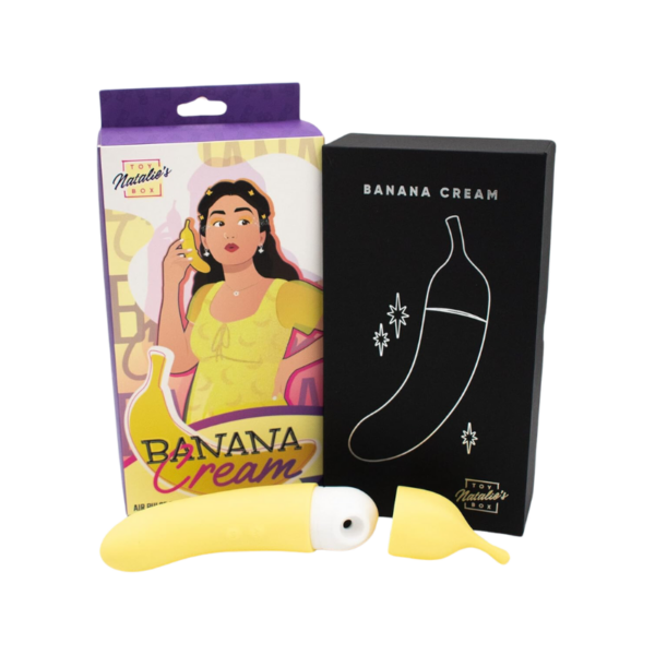 Banana Cream Air Vibrador con Succionador del punto G - Image 6