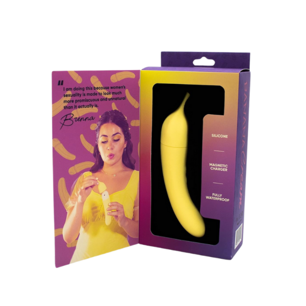 Banana Cream Air Vibrador con Succionador del punto G - Image 3