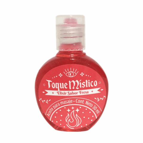 Aceite para masaje sabor Fresa toque místico 30ml