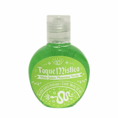 Aceite para masaje sabor Manzana Verde toque místico 30ml