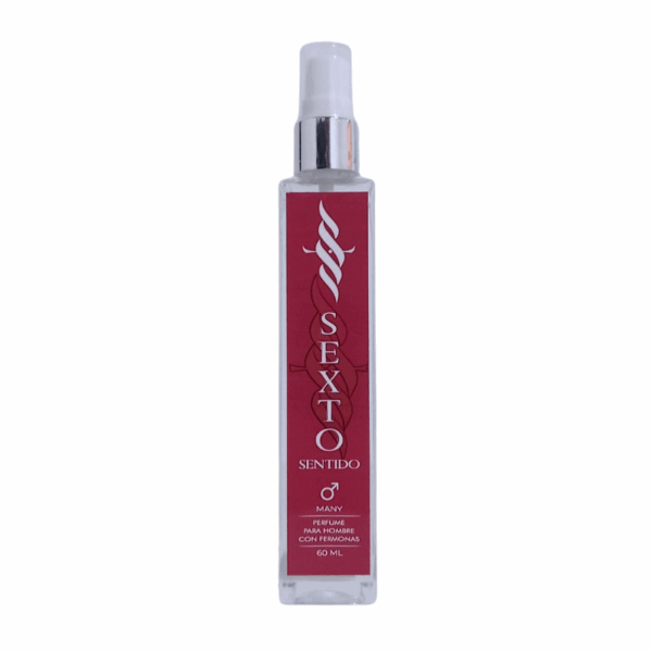 Feromona con aroma sexto sentido Many para hombre  de 60 ML
