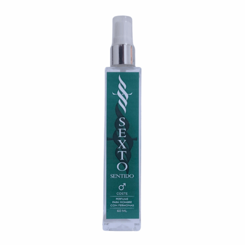 Feromona con aroma sexto sentido Coste para hombre de 60 ML