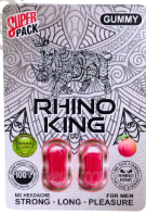 Rhino king Gomitas pills durazno